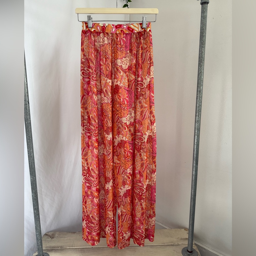 Beach cover up mesh pants